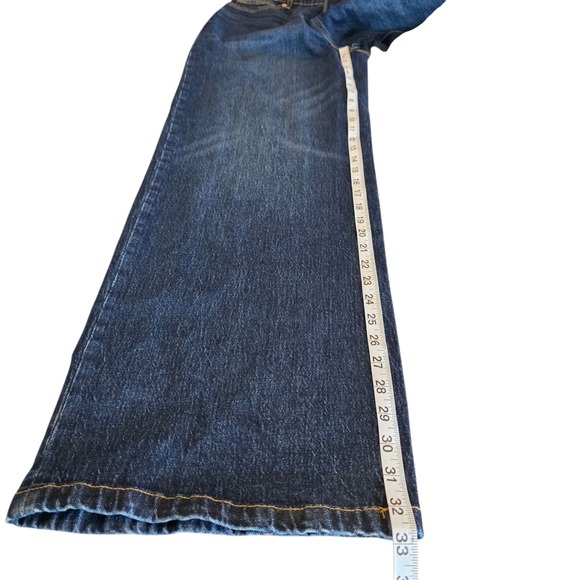 Free Assembly Womens High Rise Wide Leg Jeans Dark Wash Denim Size 8 NWT - Picture 8 of 12